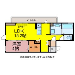 ヴィラ胡蝶の物件間取画像